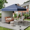 10x10 Ft Pop Up Canopy Tent w/Sidewall, Instant Portable Shelter w/Vented Roof Wheeled Carry Bag, Outdoor Sun Shade for Beach, Camping, Patio - 3 of 4