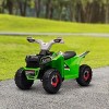 TopComfy Baby Walkers Kids ATV Quad Car, Four Wheeler for Kids with Forward Backward Function, Wear Resistant Wheels, Green, 26.2"*15"*11.8" - 2 of 4
