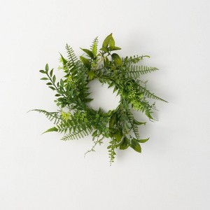 Sullivans Verdant Leafy Foliage Wreath - 1 of 3