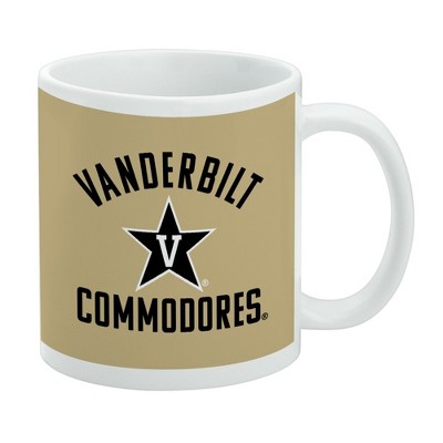 Vanderbilt University Commodores Ceramic Coffee Mug Novelty Gift Mugs for Coffee Tea and Hot Drinks 11oz White