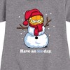 Girls' - Garfield - Have An Ice Day Graphic Short Sleeve Fleece Dress - 2 of 4