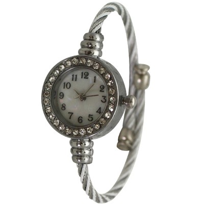 OLIVIA PRATT PETITE TWISTED STRAPS ONE-SIZE BANGLE WATCH