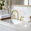 Cobbe Bathroom Sink Faucet for Vanity 3-Hole Installation Double Handle 8-Inch Widespread Brushed Gold - 2 of 4