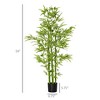 NicBex Artificial Tree Faux Decorative Plants 4.5FT Artificial Bamboo Tree, Room Decor for  Living Room, Foyer - 4 of 4