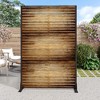 Lirago 72 in Garden Fence Panels Galvanized Outdoor Privacy Screen - 2 of 4