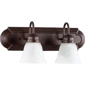 Quorum Lighting 2 - Light Vanity in  Oiled Bronze - 1 of 1