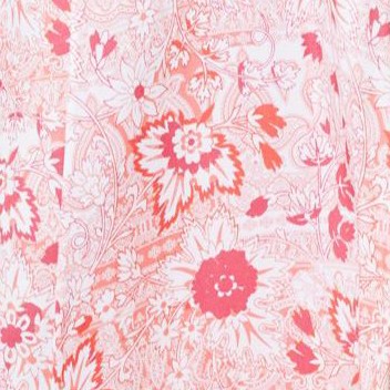 sweet coral floral bandana