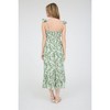August Sky Women's Sweetheart Neckline Multi Print Midi Dress - 2 of 4