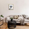 Stupell Industries Hipster Boxer Dog Floating Frame Canvas Art, Gold, 17" x 21" - 3 of 4