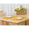 Unique Bargains Heat Resistant Faux Leather Placemats 21 x 12 Inches 6 Pcs - 2 of 4