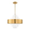 Livex Lighting Orenburg 10 - Light Pendant in  Natural Brass - 3 of 4