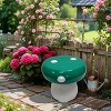 Vynxaria 13.8" Mushroom Model Resin Stool, Oversized Forest Base Statue, Indoor Outdoor Courtyard Lawn Multi-Purpose Decor - 2 of 4