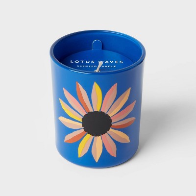 5oz Glass Jar Flower Candle - Room Essentials™