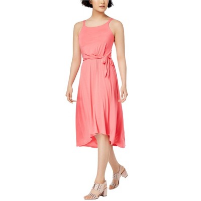maison Jules Womens High-Low Fit & Flare Dress