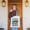 City Creek Prints Fall Harvest Truck Canvas Tote Bag - 15x16 - Natural - 2 of 2