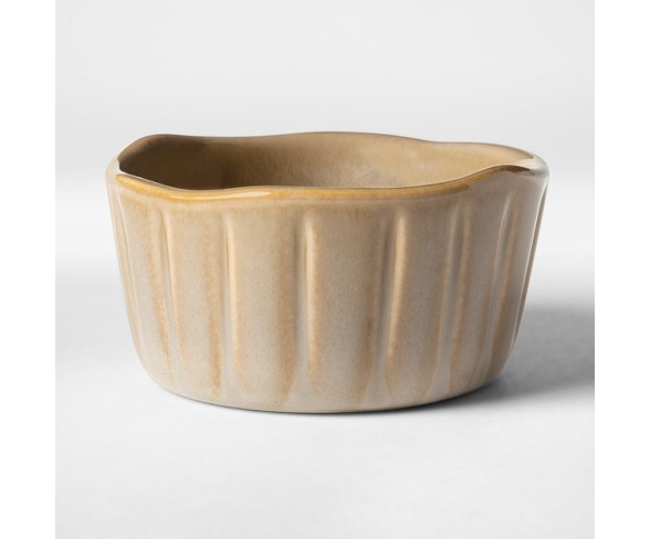 Cravings by Chrissy Teigen 6.5oz Stoneware Ramekin Tan