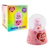 Silver Buffalo Care Bears Love-A-Lot Bear Mini Light-Up Snow Globe | 2.5 Inches Tall - 3 of 4
