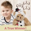 Bearington Frost E Bear Christmas Stuffed Animal, 10 Inch Snowman Plush Teddy Bear Decor - 4 of 4