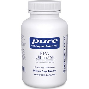 Pure Encapsulations EPA Ultimate - Eco-Friendly Supercritical CO2 Extracted EPA Fish Oil Concentrate - 120 Softgel Capsules - 1 of 4