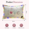 Anybear 13x18in outdoor LED love throw pillow - 2 of 4