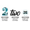 Big Dot of Happiness Two Cool - Boy - DIY Shaped Blue 2nd Birthday Party Cut-Outs - 24 Count - 3 of 4