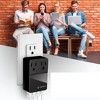 Naztech Fast 48W Multi-Device USB Charger with Dual AC Outlets | Black - image 2 of 4