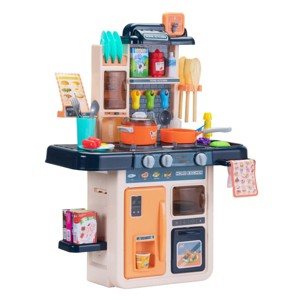 Baofuwish Kids's Pretend Play Kitchen Set – Interactive Cooking Playset with Lights, Sounds, Play Sink & 40+ Accessories for Toddlers Ages 3+ - 1 of 4