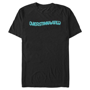 Lost Gods Mens Overstimulated Bubbles Short Sleeve T Shirt - Black