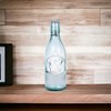 Amici Home Italian Recycled Green 34oz Hermetic Milk Bottle, Cow Embossed Design - 4 of 4