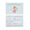 Bright Creations 40 Pack Tooth Fairy Cards for Kids, 4x6 In Tooth Fairy Notes with Name, Age, Date, and Tooth Grade Fields (Light Blue) - 3 of 4