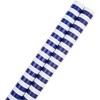 JAM Paper & Envelope 2ct Striped Gift Wrap Rolls Blue/White: Multi-Stripe Paper for All Occasions, 30ft Length - 4 of 4