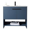 Fine Fixtures Phoenix Bathroom Vanity with White Ceramic Sink - Full Assembly Required - 2 of 4