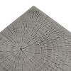 Sapphtopaz Outdoor End Table Modern Twisted Hourglass Design Outdoor Side Table, Concrete Patio Table Small Table for Backyard, Balcony, Porch - 3 of 4