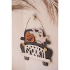 Halloween “Spooky” Door Sign 14.37"H – Hand-Painted Metal Wall Decor by Kalalou - 3 of 3