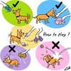 Itopfox 4PCS Squeak Latex Puppy Toy Funny Animal Sets Pet Interactive Play for Small Dog Assorted Color - 3 of 4