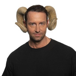Underwraps Ram Horns Foam Adult Costume Headband - 1 of 4