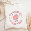 City Creek Prints It's a Good Day to Read a Book Canvas Tote Bag - 15x16 - Natural - 2 of 2