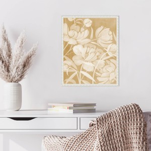 Amanti Art Neutral Peony Flowers I by Grace Popp Framed Wall Art Print - 1 of 4