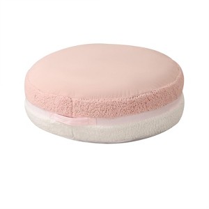 Itopfox Macaron Bean Bag Chair for Kids and Teens, Soft Plush Memory Foam Filling, Cozy Floor Pillow, Stylish Home Decor Gift - 1 of 4