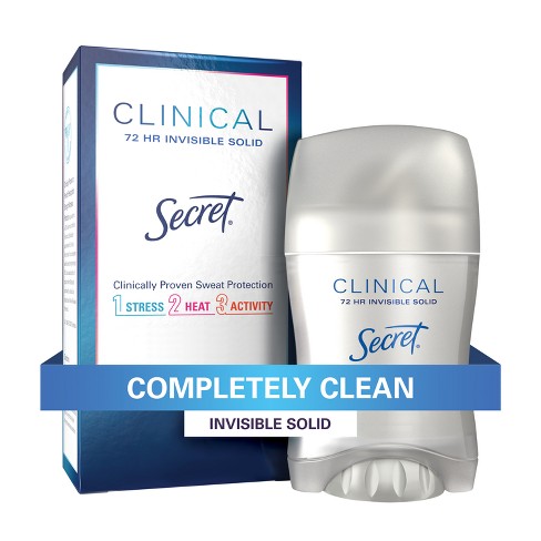 Secret Clinical Strength Completely Clean Invisible Solid Antiperspirant & Deodorant - image 1 of 4