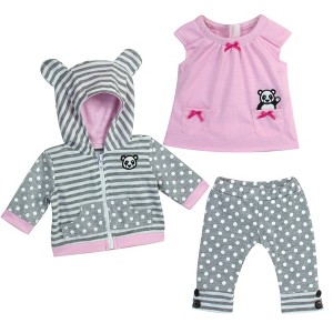 Sophia’s Doll Sweatshirt, Tunic, and Leggings Set for 15" Dolls - 1 of 4