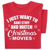 Collections Etc Bake And Watch Movies T-shirt - 2 of 4