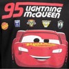 Disney Pixar Cars Lightning McQueen Toddler Boys Pullover Hoodie Lightning Mcqueen Black 4T - 3 of 4