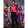 Lars Amadeus Men's Long Sleeves Button Down Prom Party Satin Dress Shirts - 2 of 4