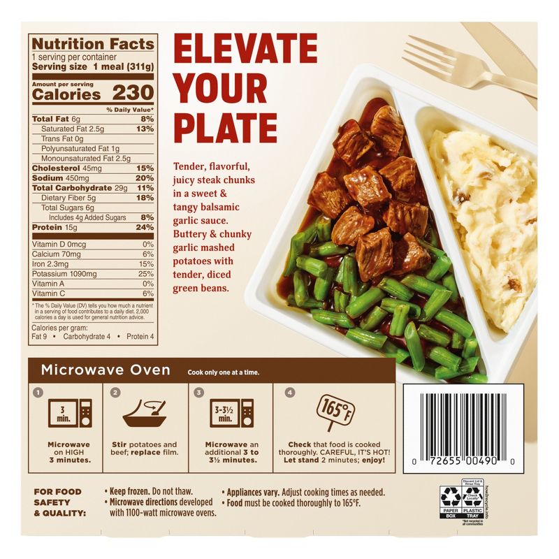 Healthy Choice Plated Meals Frozen Balsamic Steak - 11oz, 4 of 5