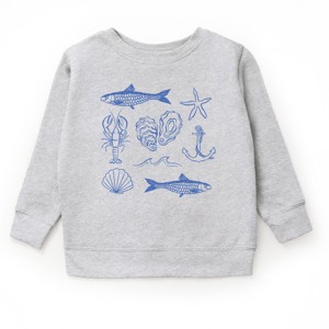 The Juniper Shop Nautical Outline Collage Youth Sweatshirt - 1 of 4