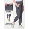 Mocamel Girls Drawstring Sport Jogging Pants Multi Zipper Pocket 8-14 Years for Outdoor and Casual - 4 of 4