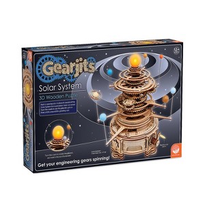 Gearjits: Solar System – Wooden 3D Building Puzzle for Teens & Adults – 517 Pieces  –  DIY Solar System Model – Great STEAM Gifts for Ages 12+ - 1 of 4