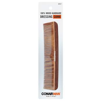 Conair Man Hand Made 100% Wooden Dressing Hair Brush
