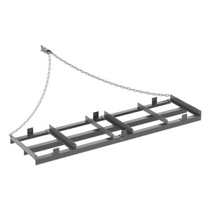 Drag Harrow for ATV, Tractor & UTV, Heavy Duty Tow Behind Driveway Grader with 6FT Chain Link - Landscape Rake for Gravel, Sand, Soil & Hay - Lawn - 1 of 4